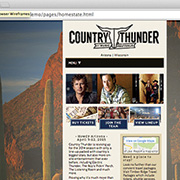 Country Thunder: Illustrator / Photoshop / Responsive / Country
